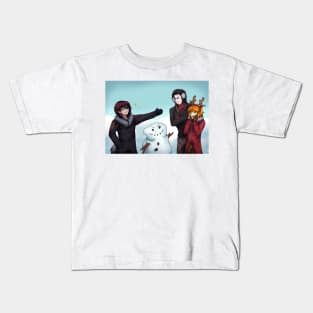 Make a Snowman Kids T-Shirt